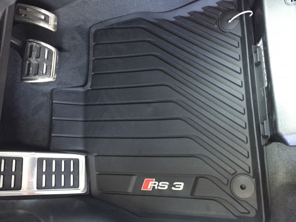 Audi Allwetterfußmatten RS 3 für vorne, schwarz