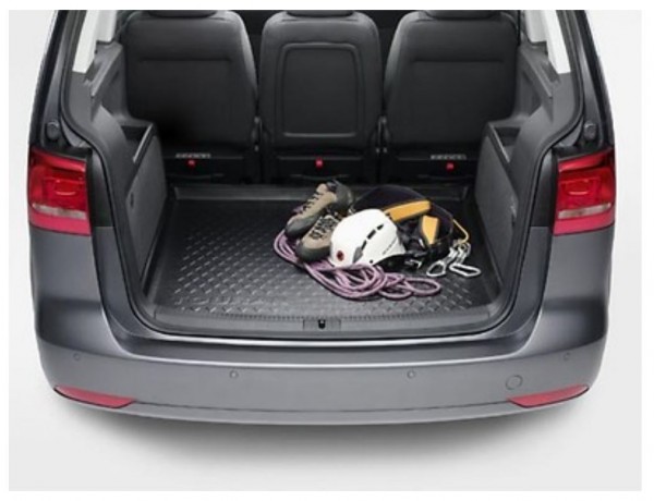 VW Touran Gepäckraumeinlage für 5-Sitzer, auch 7-Sitzer bei versenkter 3. Sitzreihe - Restposten