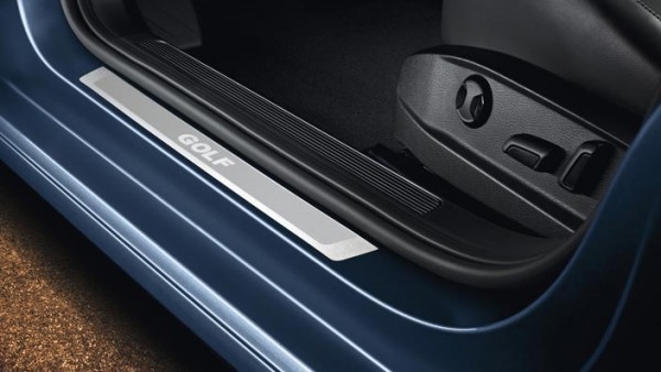 Volkswagen Einstiegleisten aus Edelstahl, vordere Türen, für VW Golf (4-Türer, diverse Modelle)