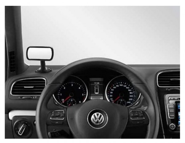VW Zusatz-Innenspiegel, schwarz, Sugfußbefestigung