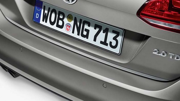 Volkswagen Heckschutzleiste in Chromoptik für VW Golf 7 Variant