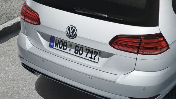 Volkswagen Ladenkantenschutzfolie transparent für VW Golf 7 GP