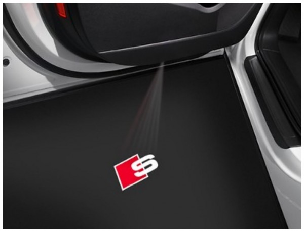 Audi Einstiegs-LED S-Logo für Fahrzeuge mit LED-Einstiegsleuchten