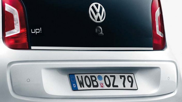 Volkswagen Heckschutzleiste in Chromoptik für VW up!