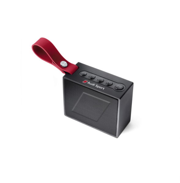 Audi Sport Bluetooth Lautsprecher, schwarz/rot