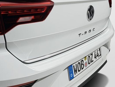 Volkswagen Schutzeiste für Heckklappe in Chromoptik für VW T-Roc Cabrio