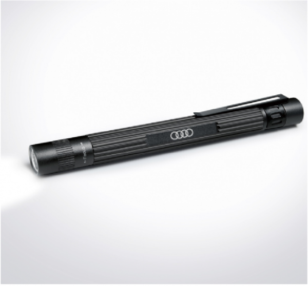 Audi LED-Stiftlampe, aus Aluminium, LED Taschenlampe