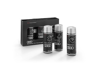 Audi Miniatur Fahrzeugpflegemittel Set